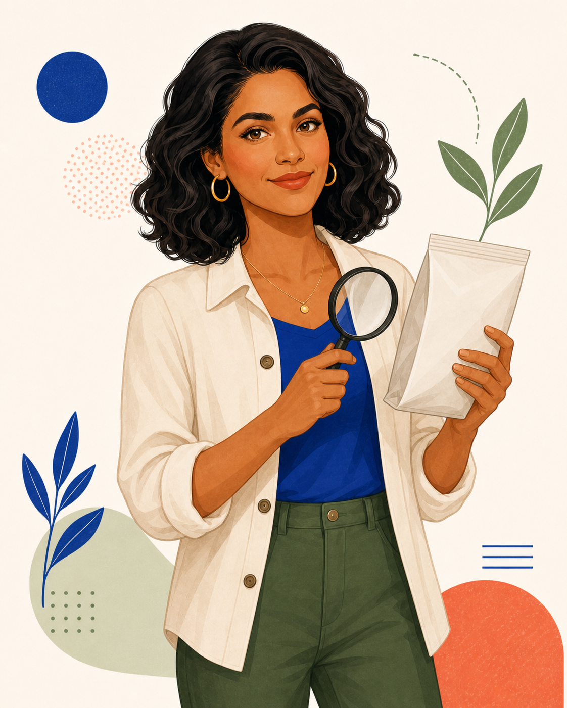Illustrated guide introducing food label reading